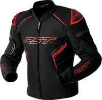 RST S1 D3O TEXTILE JACKET BLACK/GREY/RED MD