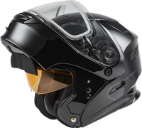 GMAX MD-01S Modular Snow Helmet Solid w/Quick Release Buckle Dual Shield