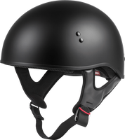 GMAX HH-45 HALF HELMET NAKED MATTE BLACK 2X