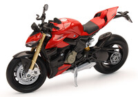 NEW RAY TOYS 1:12 SCALE NAKED BIKE DUCATI STREET FIGHTER V4 (RED)