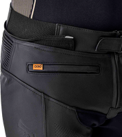 RST T2 D3O LEATHER PANTS BLACK MD