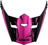 GMAX MX-46Y UNSTABLE VISOR BLACK/PINK YS-YL
