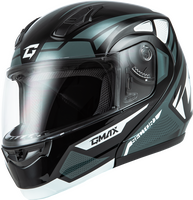 GMAX MD-04 SECTOR HELMET BLACK/SILVER XL