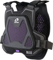 EVS EVO CHEST PROTECTOR W/REZRO BLACK YOUTH