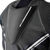 RST S1 D3O SUIT BLK/WHI LEATHER SM
