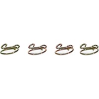 ALL BALLS HOSE CLAMPS REFILL KIT 4/PK
