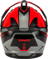 GMAX GM-11 DECIMA HELMET BLACK/RED/GREY MD