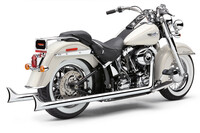 COBRA BAD HOMBRE TRUE DUAL FISHTAILS CHROME SOFTAIL 07-11