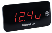 KOSO Super Slim Touch Screen Volt &amp; Temp Gauge