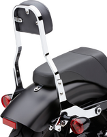COBRA DETACHABLE BACKREST SHORT CHROME SOFTAIL 00-06