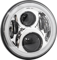 LETRIC LIGHTING CO 7" LED Headlight Full Halo w/ Mount Adapter