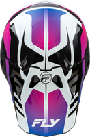 FLY RACING FORMULA CP KRYPTON HELMET WHITE/BLACK/PURPLE LG