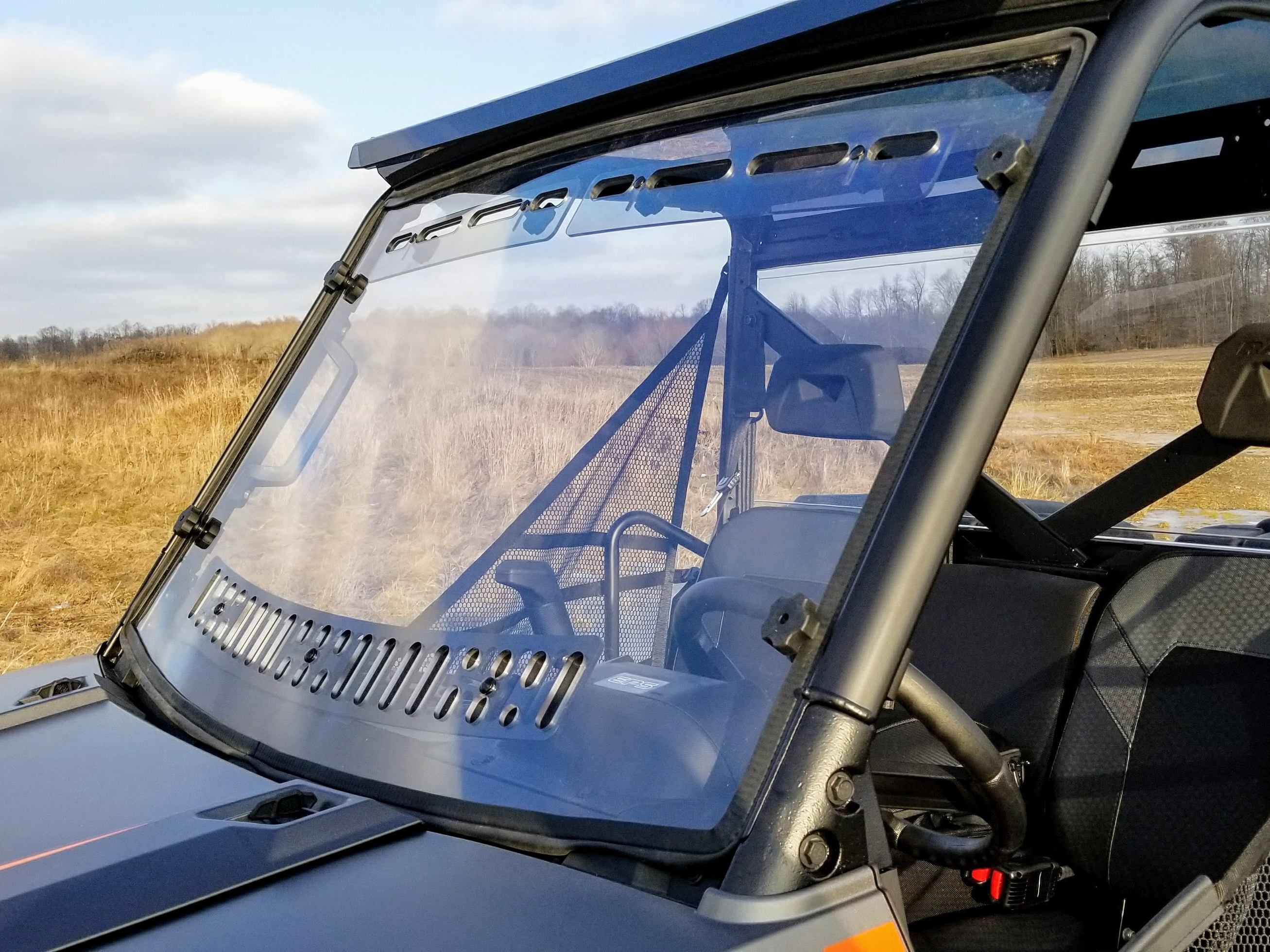 SPIKE 77-9825 Full Windshield Dual Vent for Polaris Ranger XP & 800 Models