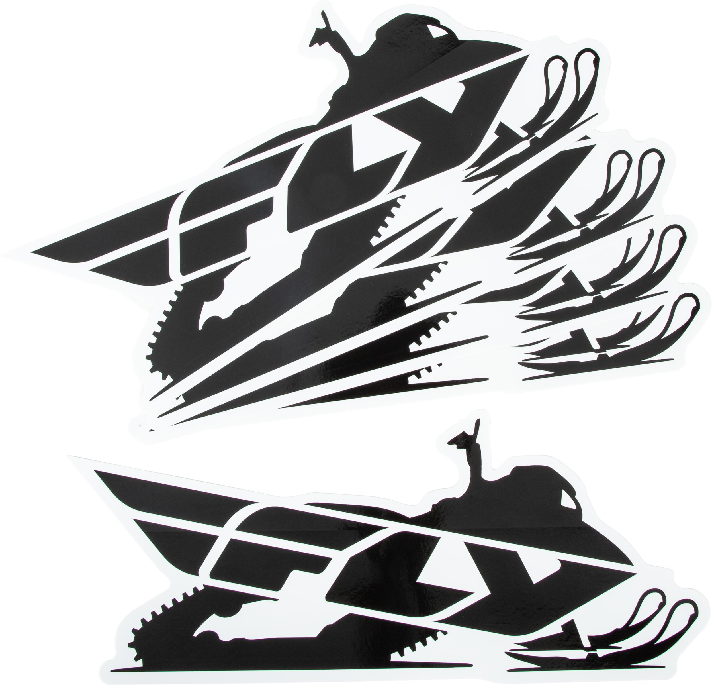 FLY RACING SNOW STICKER - 5/PK 15" - View 1