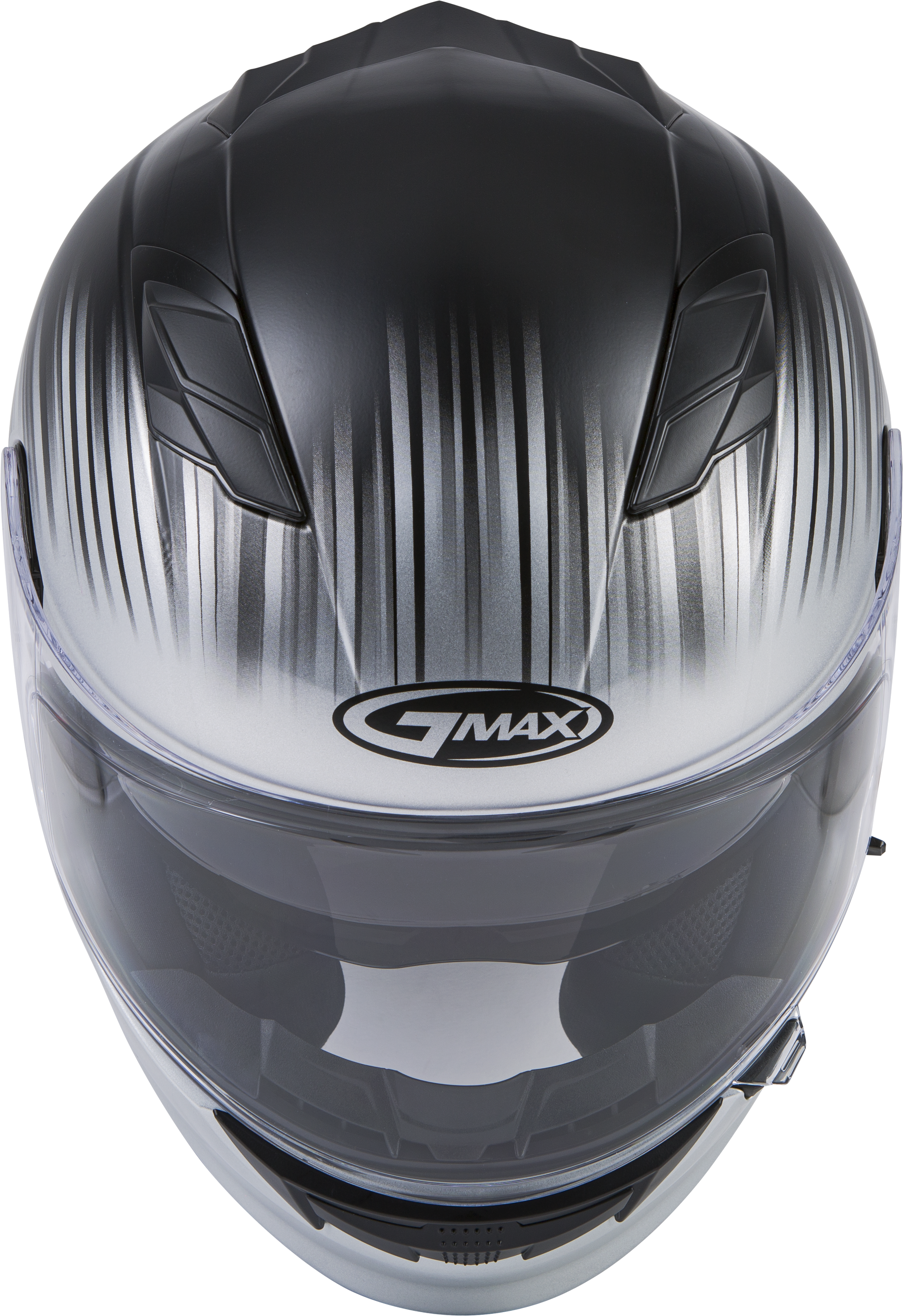 GMAX FF-98 Full-Face Street Helmet (Matte Silver/Black, 3X-Large)