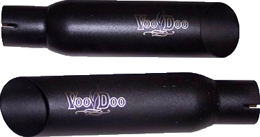 Voodoo Slip-On Suz Black Dual Hayabusa Exhaust