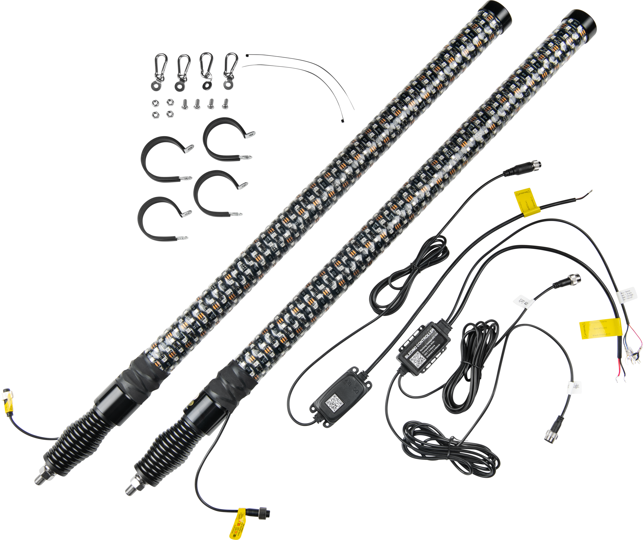 Fat Whips 360° RGB LED Whip