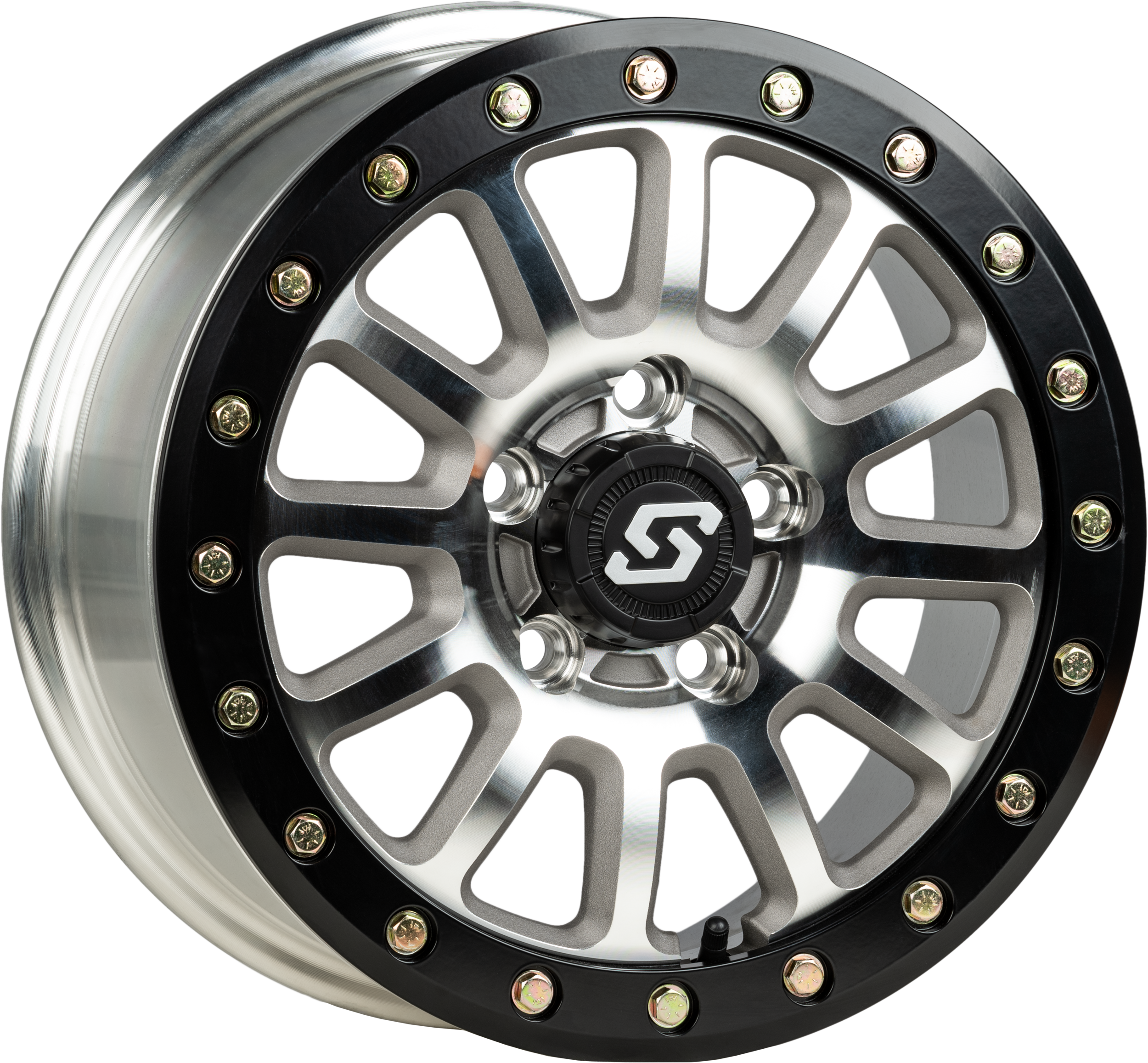 Sedona Sano Bdlk Wheel 15X7 5/4.5 6+1 (+50Mm) Blk/As Cast Wheels