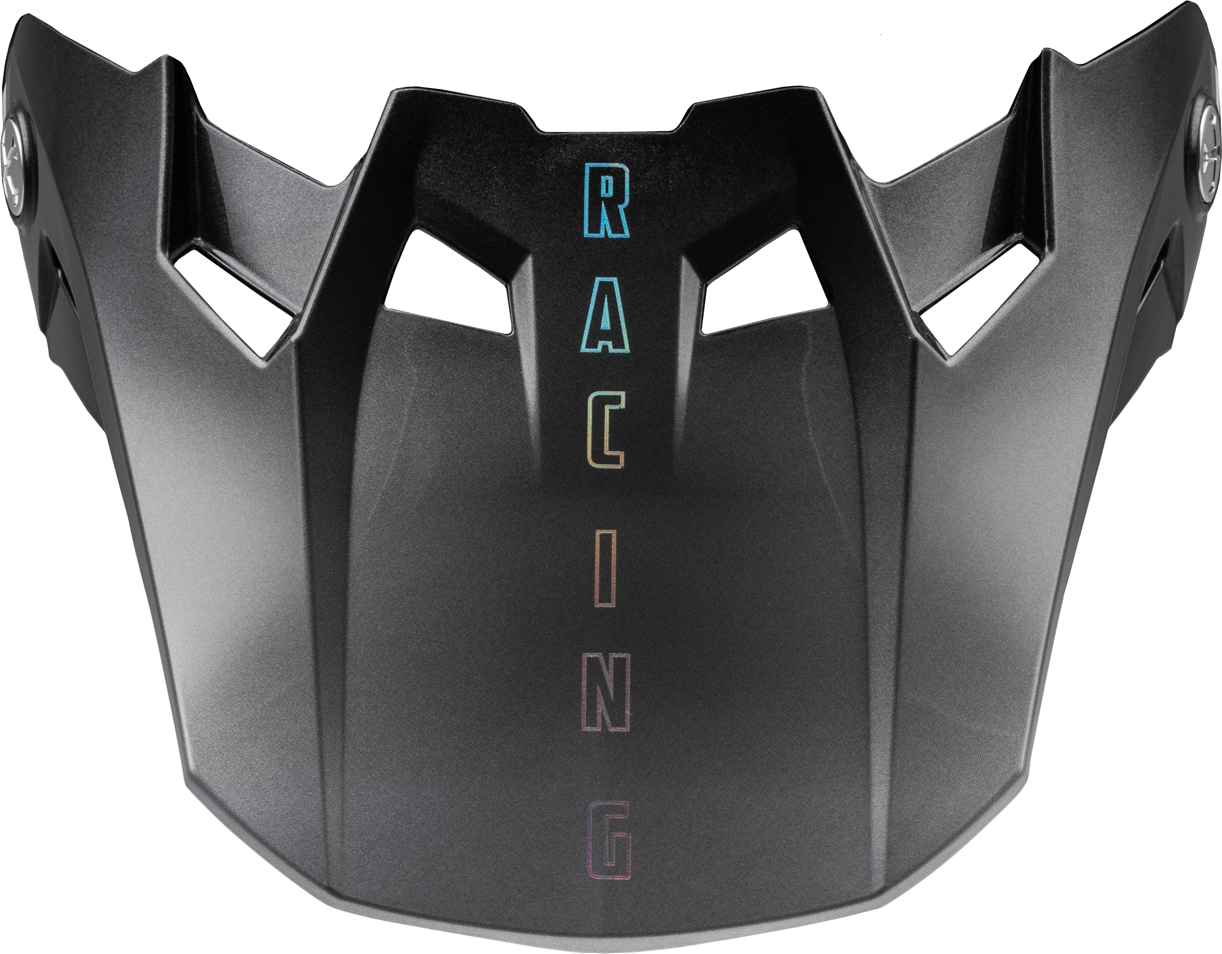 Fly Racing Formula CC Helmet Visor Black Charcoal White Youth L-Adult S