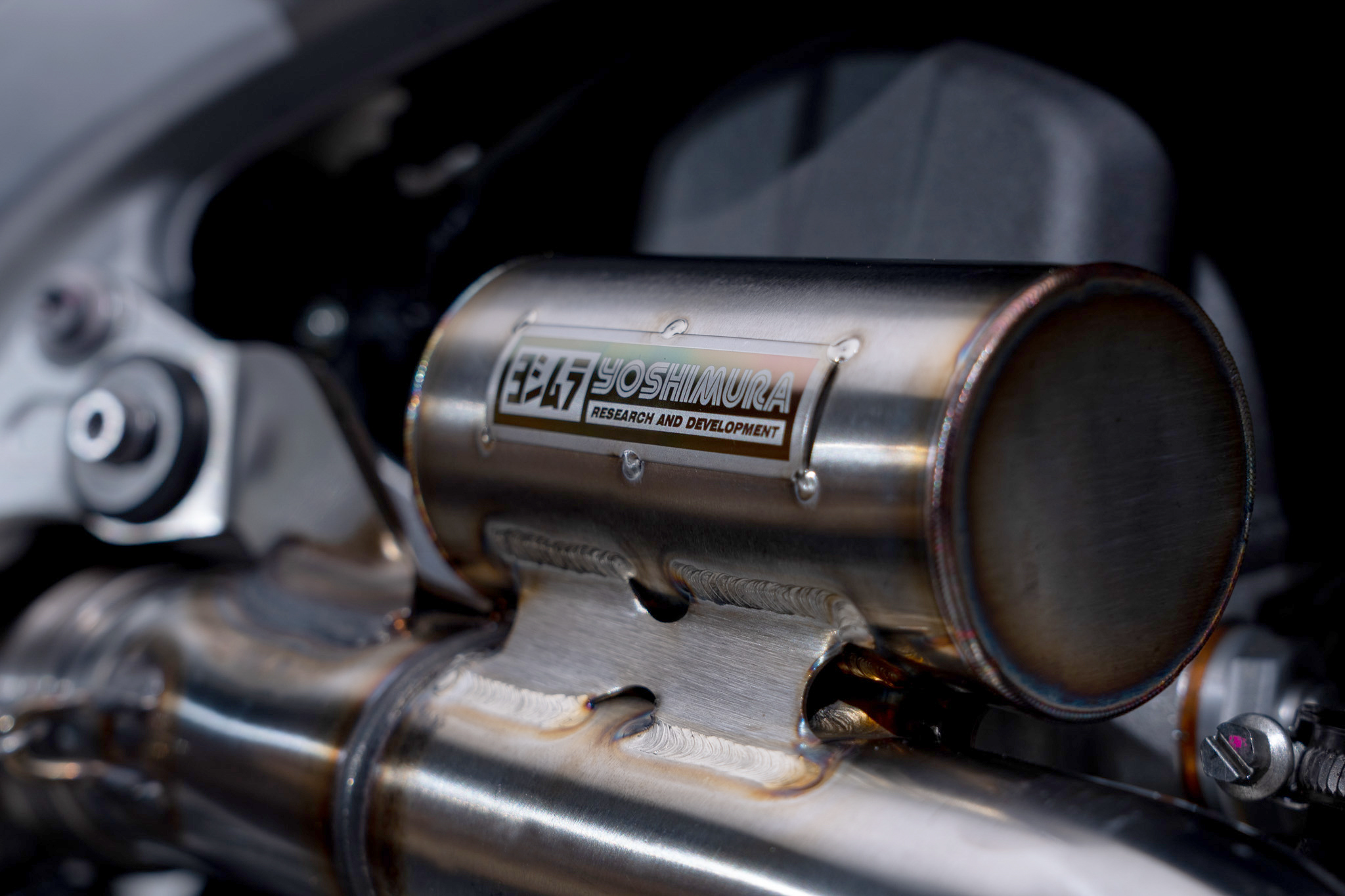 Yoshimura RS-12 Exhaust System for Triumph TF450 - Aggressive