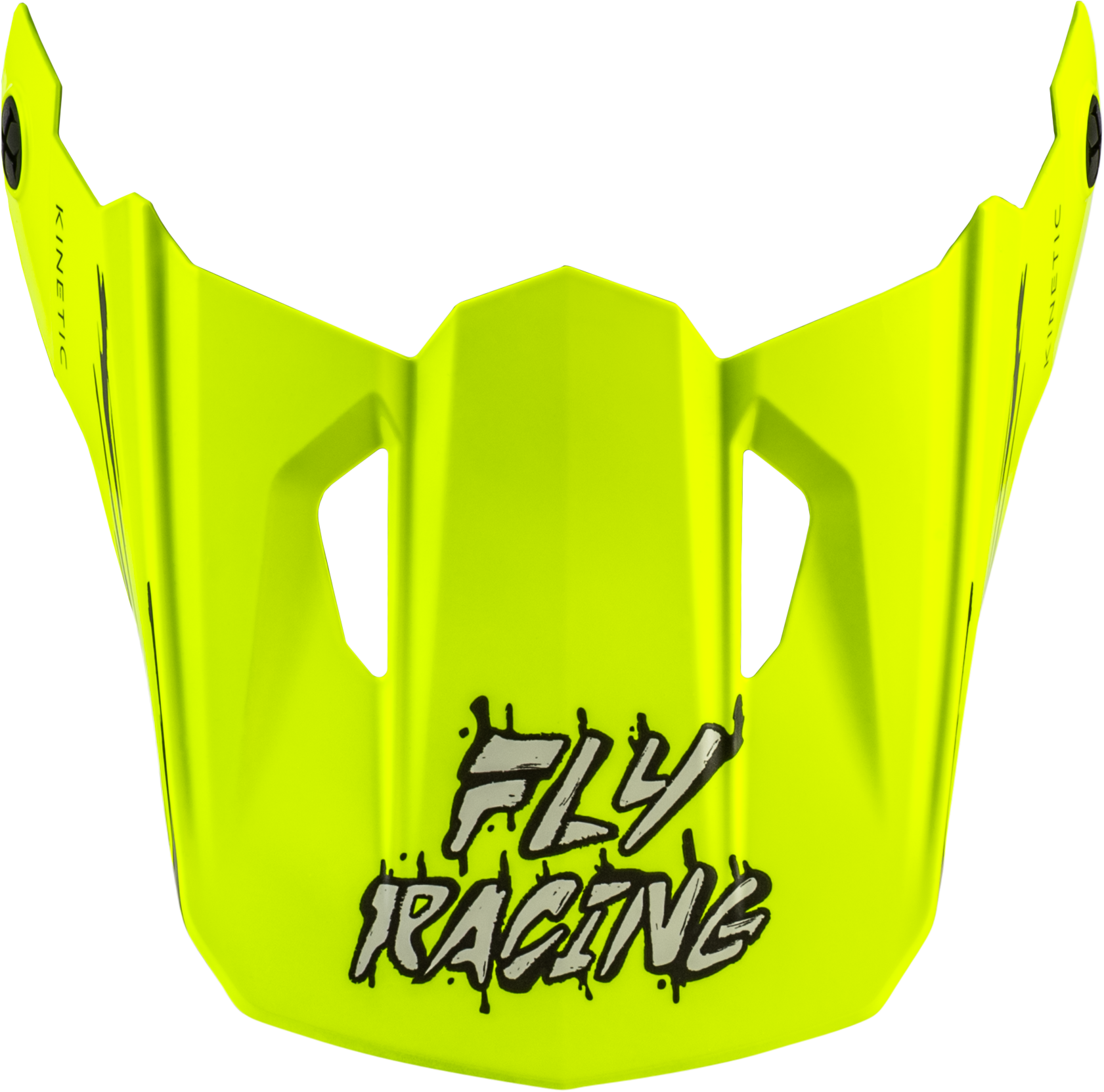 FLY RACING YTH KINETIC SURGE HELMET VISOR GREY/HI-VIS YS-YL - View 1