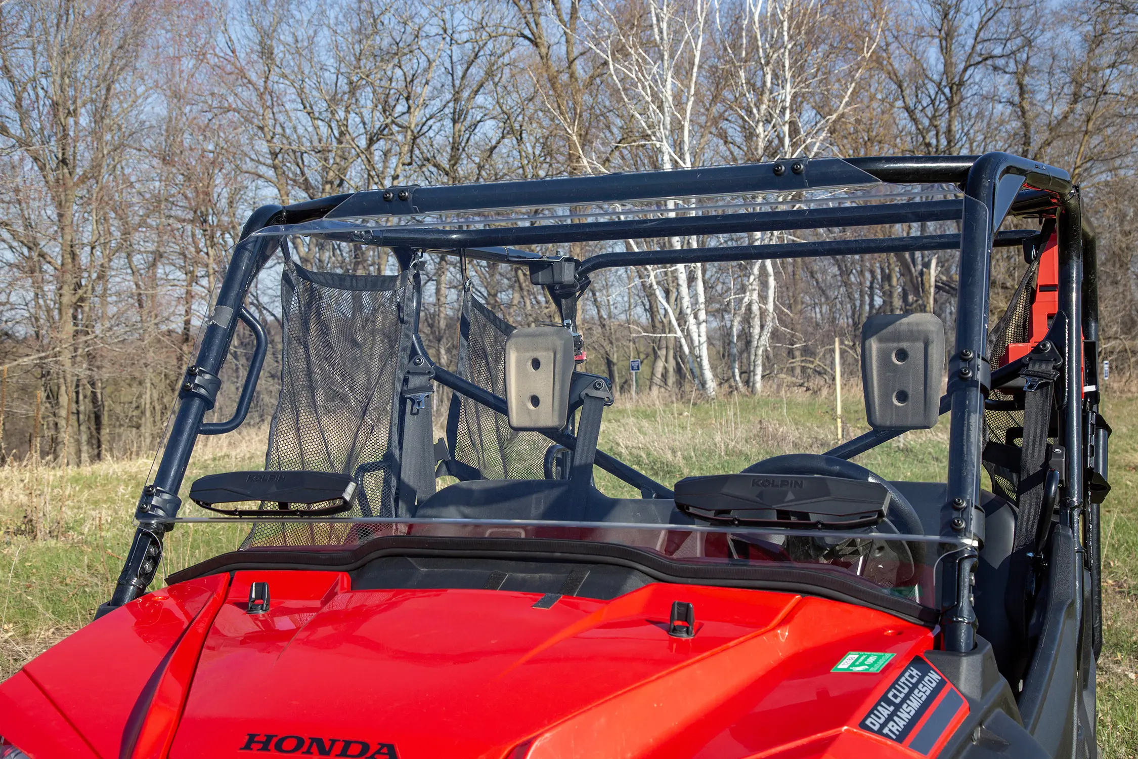 Front Poly Windshield – Full Fixed Vented