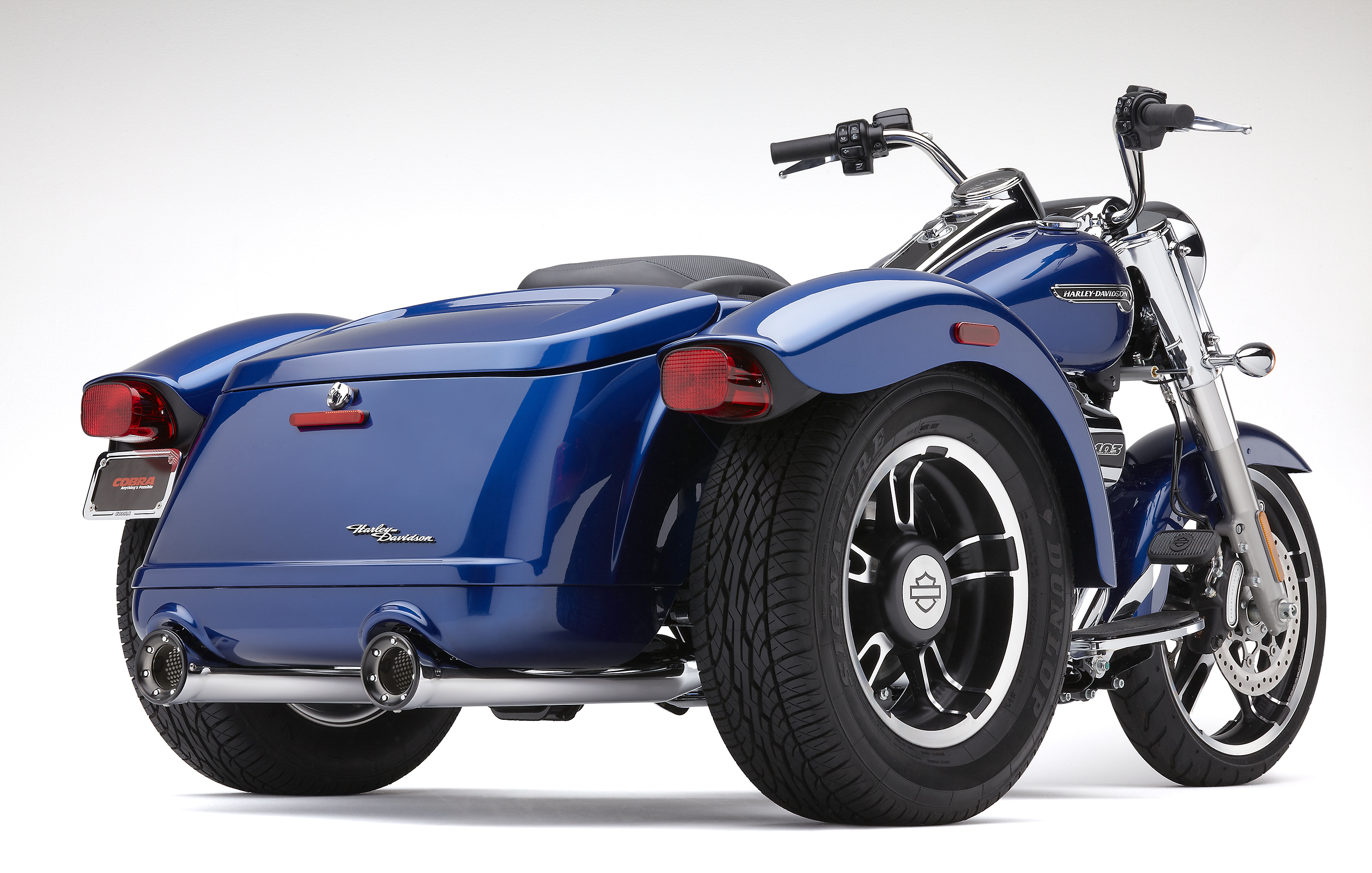 COBRA RPT SLIP-ON CHROME FREEWHEELER 15-22 - View 1