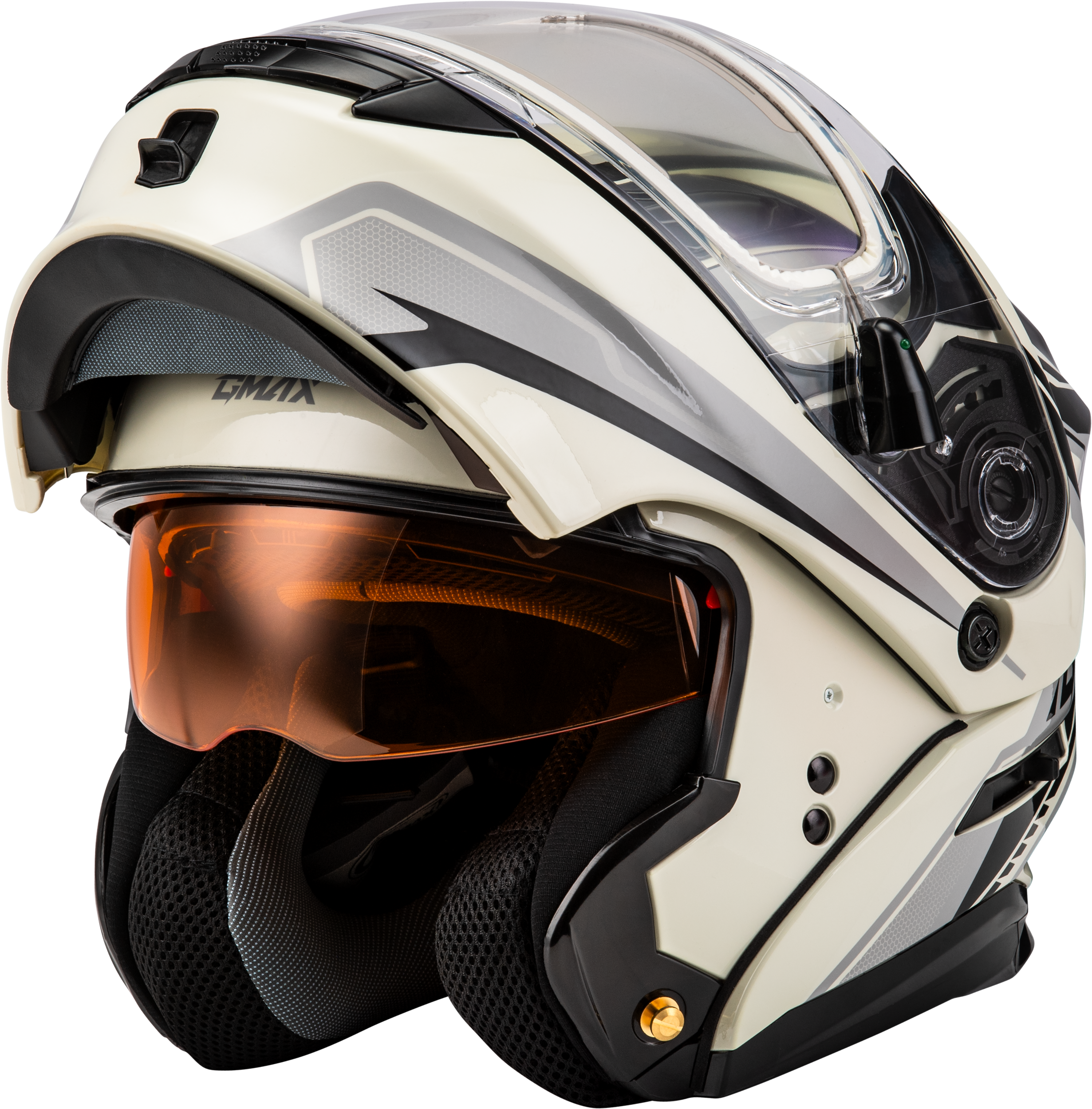 Gmax MD-01S Transistor Snow Helmet with Electric Shield and Rear LED Light - Picture 30 of 31