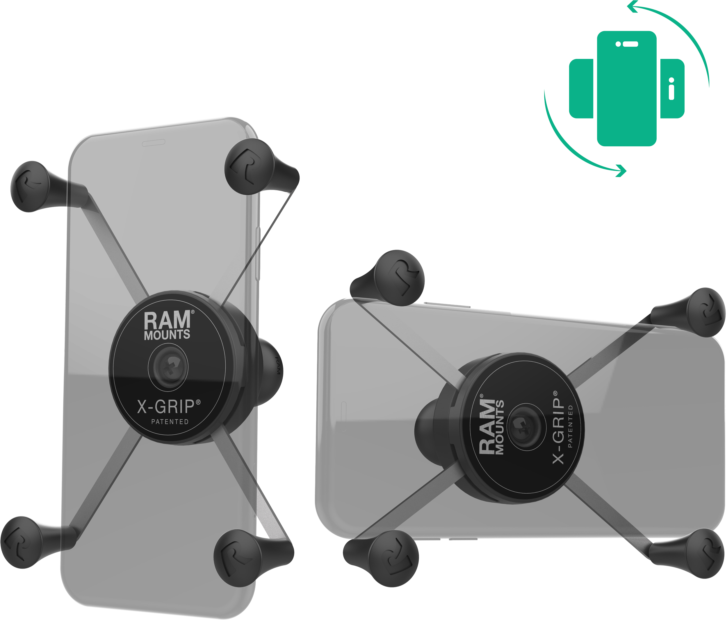 X-GRIP VIBE-SAFE PHONE MOUNT