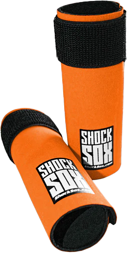 STREET SHOCK SOX 6"U ORANGE UPSIDE DOWN FORKS - View 1