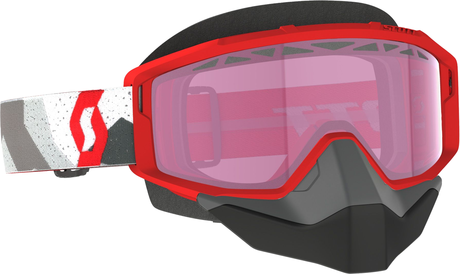 PRIMAL SNOW CROSS CAMO WHITE/RED ROSE TINT