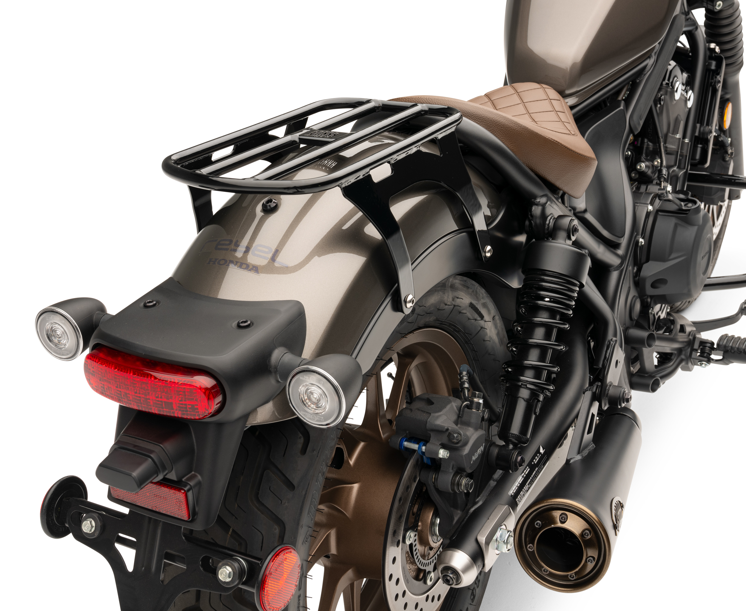 Solo Luggage Rack Lasered Cobra Logo