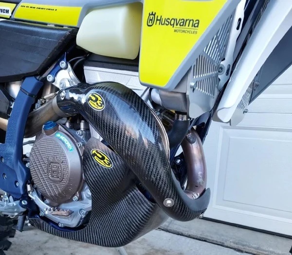Carbon Fiber Header Heat Shield