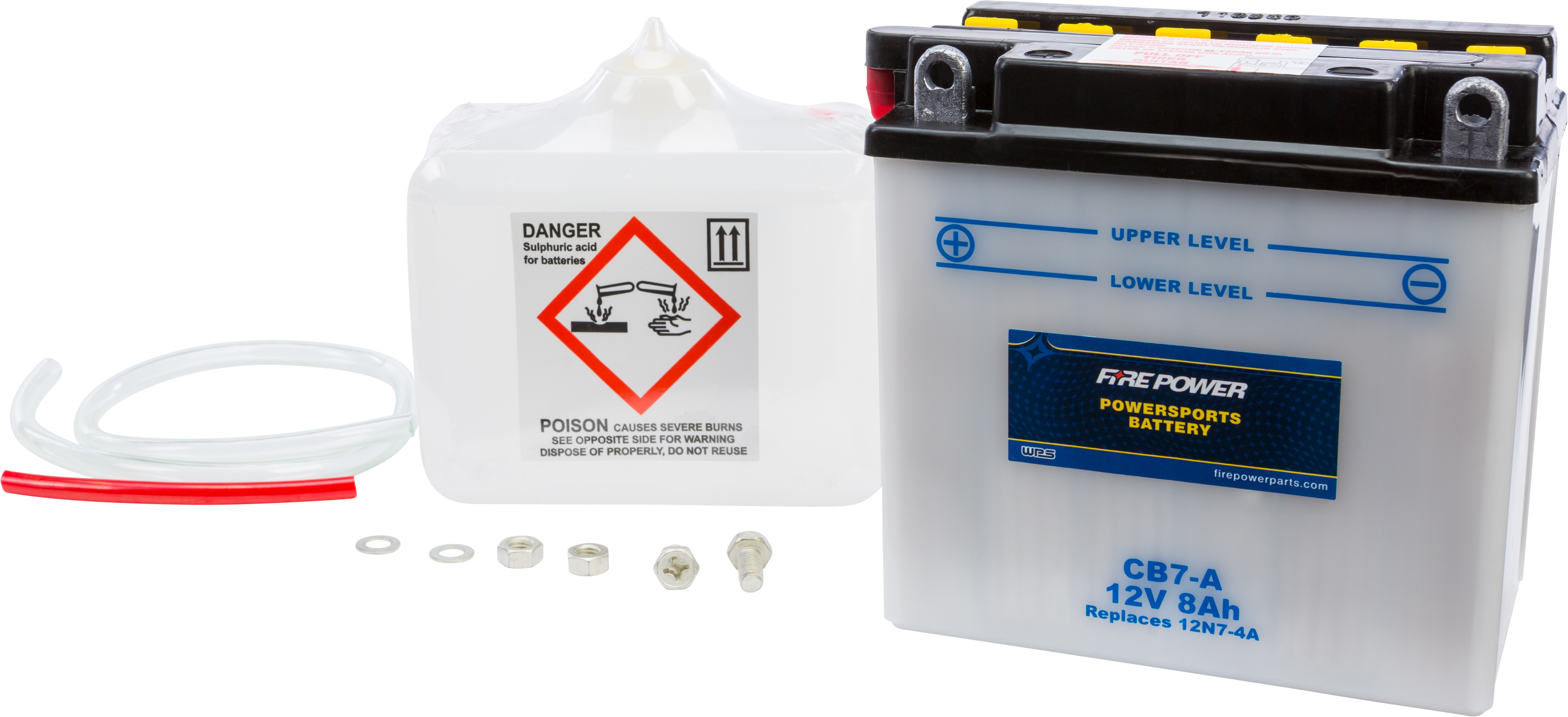 12V Heavy Duty Battery w/Acid Pack