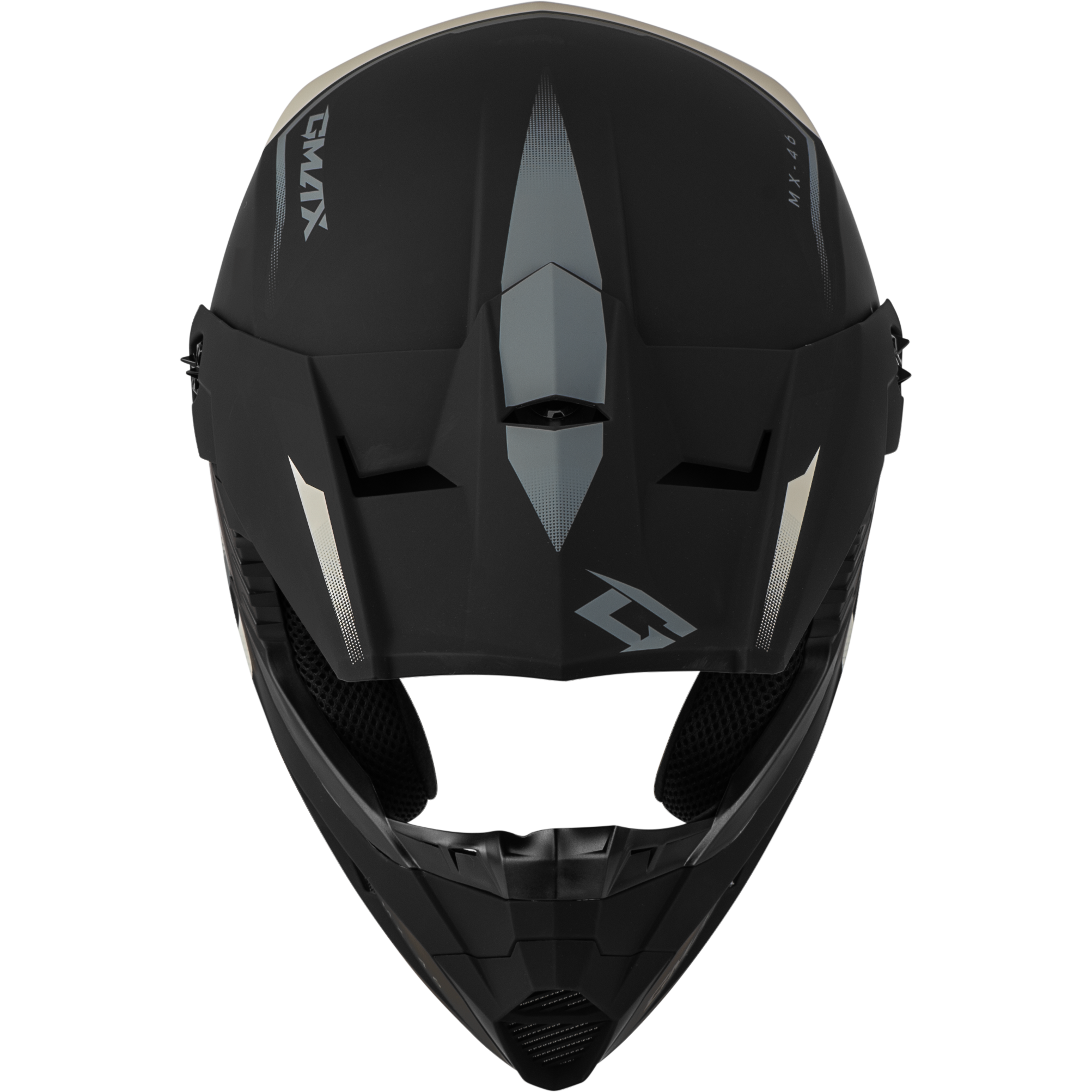 MX-46 COMPOUND HELMET MATTE BLACK/GREY/WHITE XL