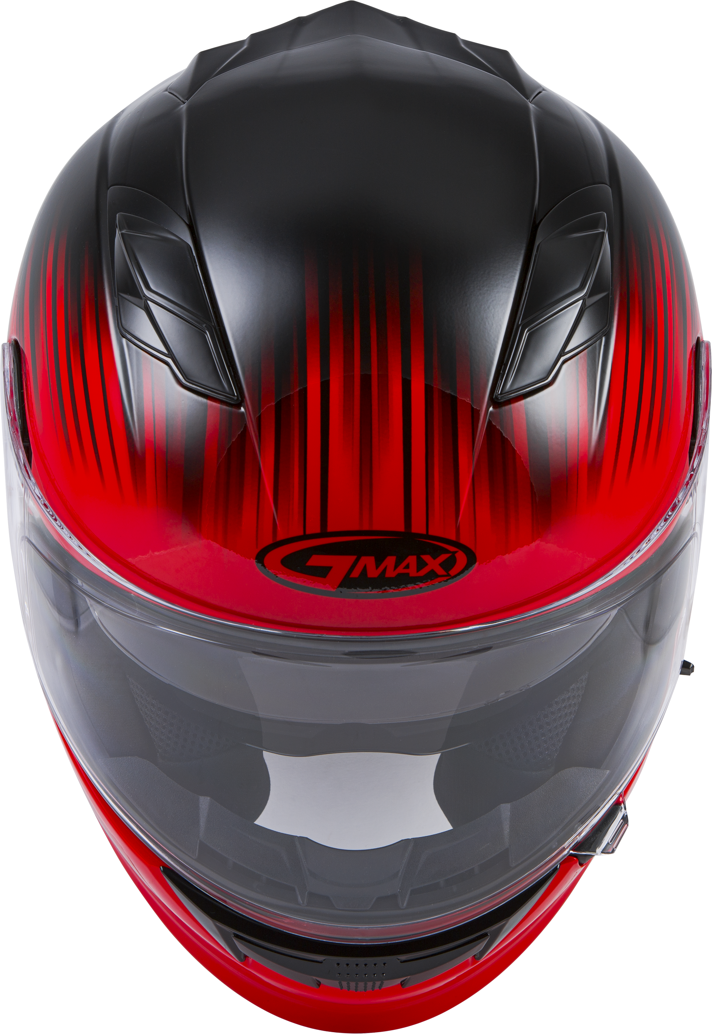 GMAX FF-98 Full-Face Street Helmet (Red/Black, Medium)
