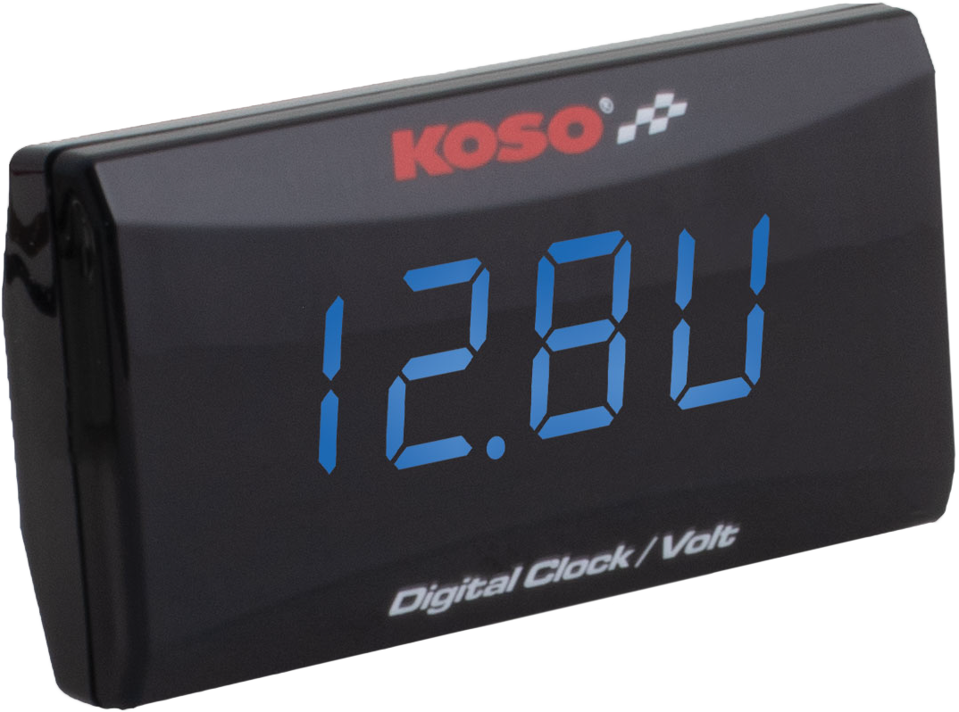 Super Slim Clock/Volt Meter
