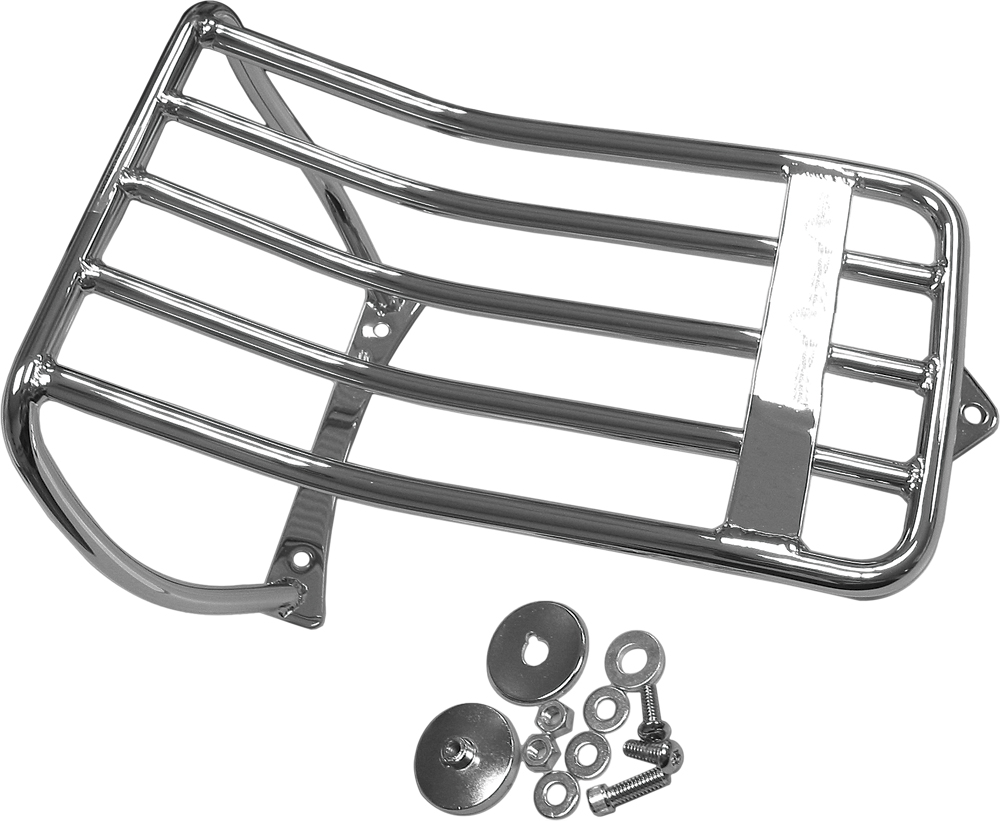 Harddrive Luggage Rack Chrome Fxst W/ Bobtail Fender Racks