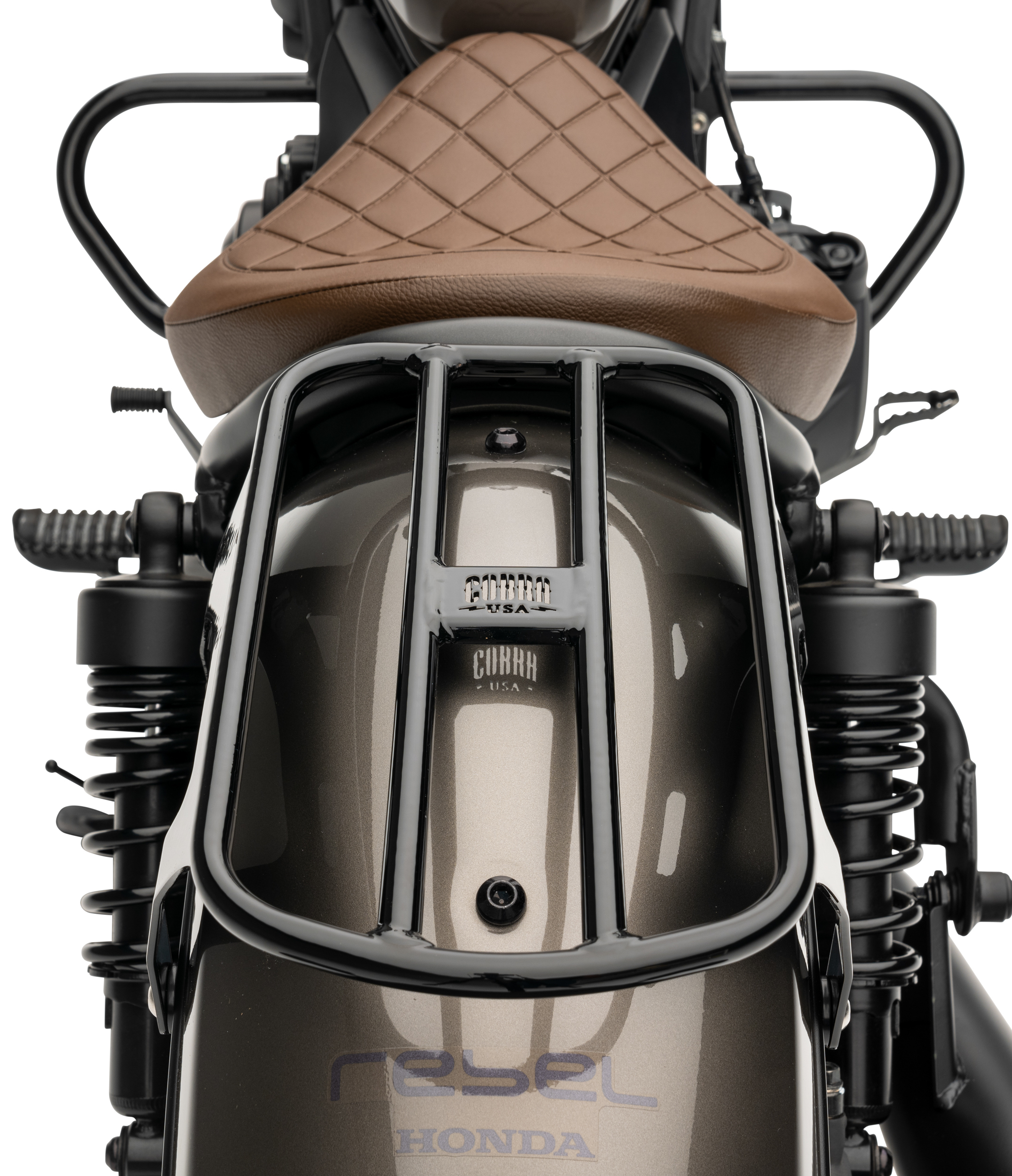 Solo Luggage Rack Lasered Cobra Logo
