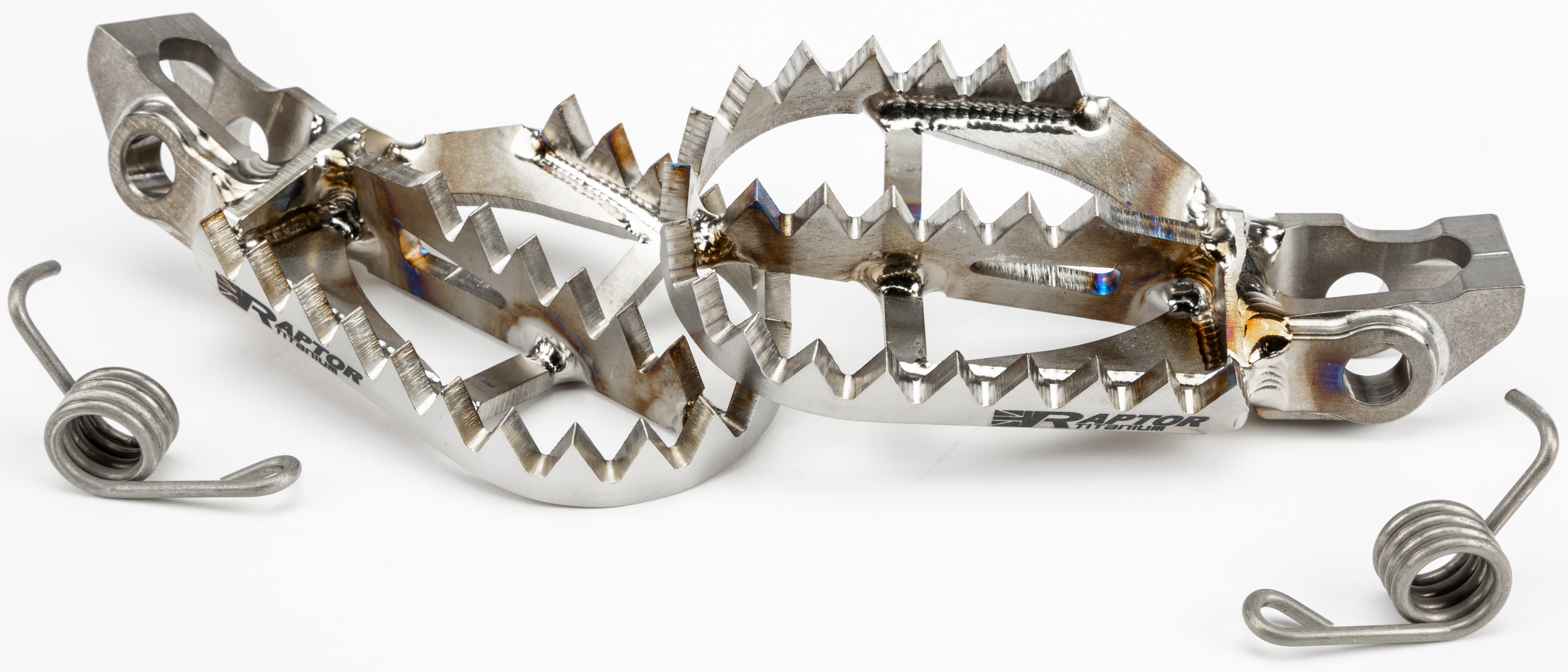RAPTOR Titanium Footpegs - View 1