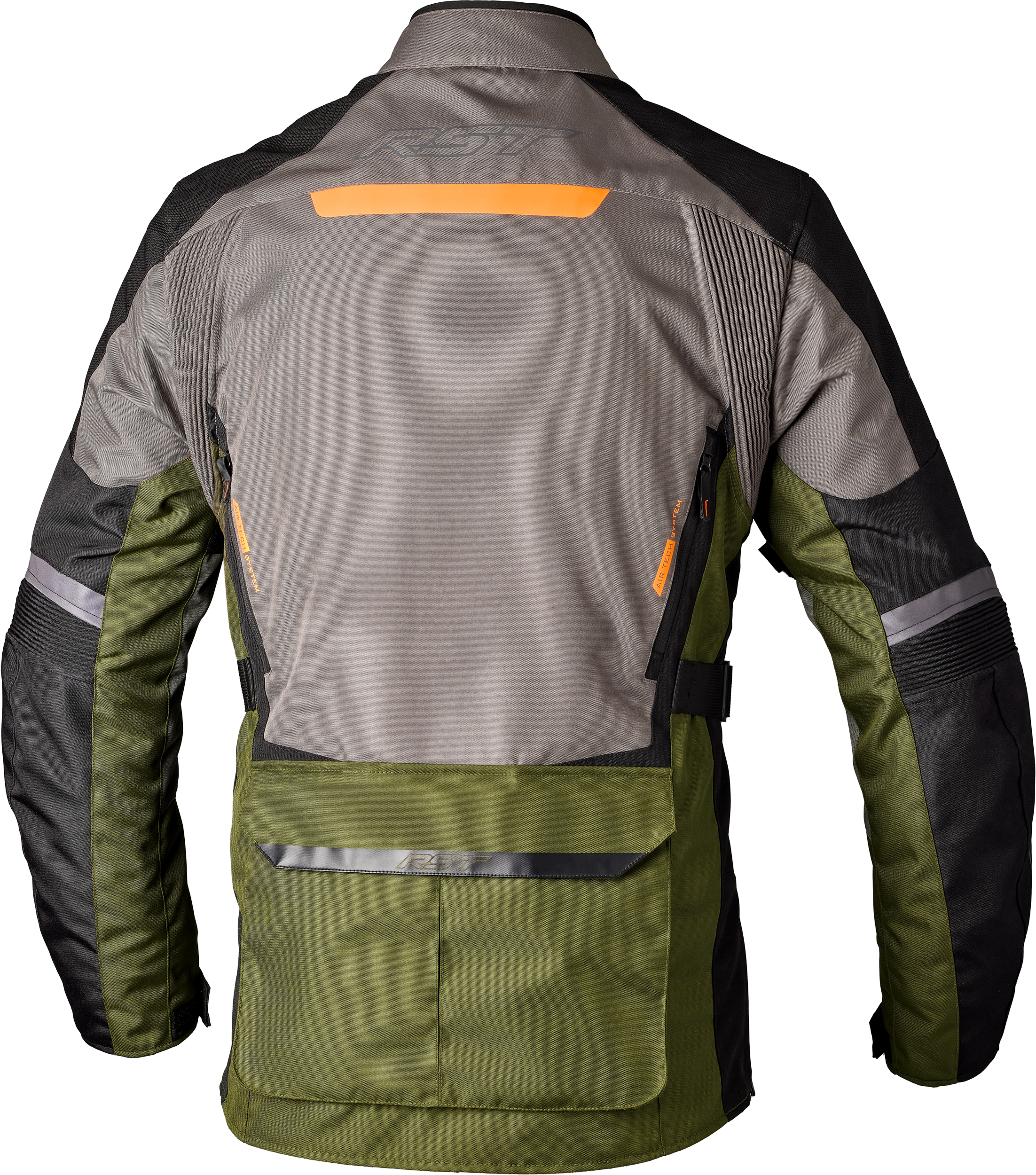 Fits Maverick Evo Ce Jacket Khaki/Grey/Orange Textile Sm