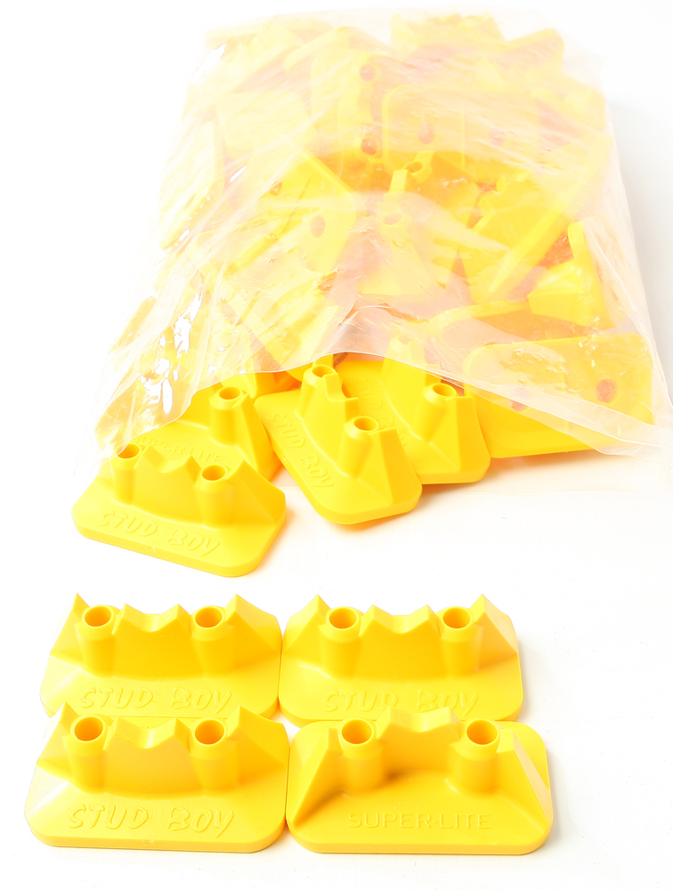 STUD BOY Super-Lite Pro Series Double Backers .75" 48/Pk Yellow - View 1