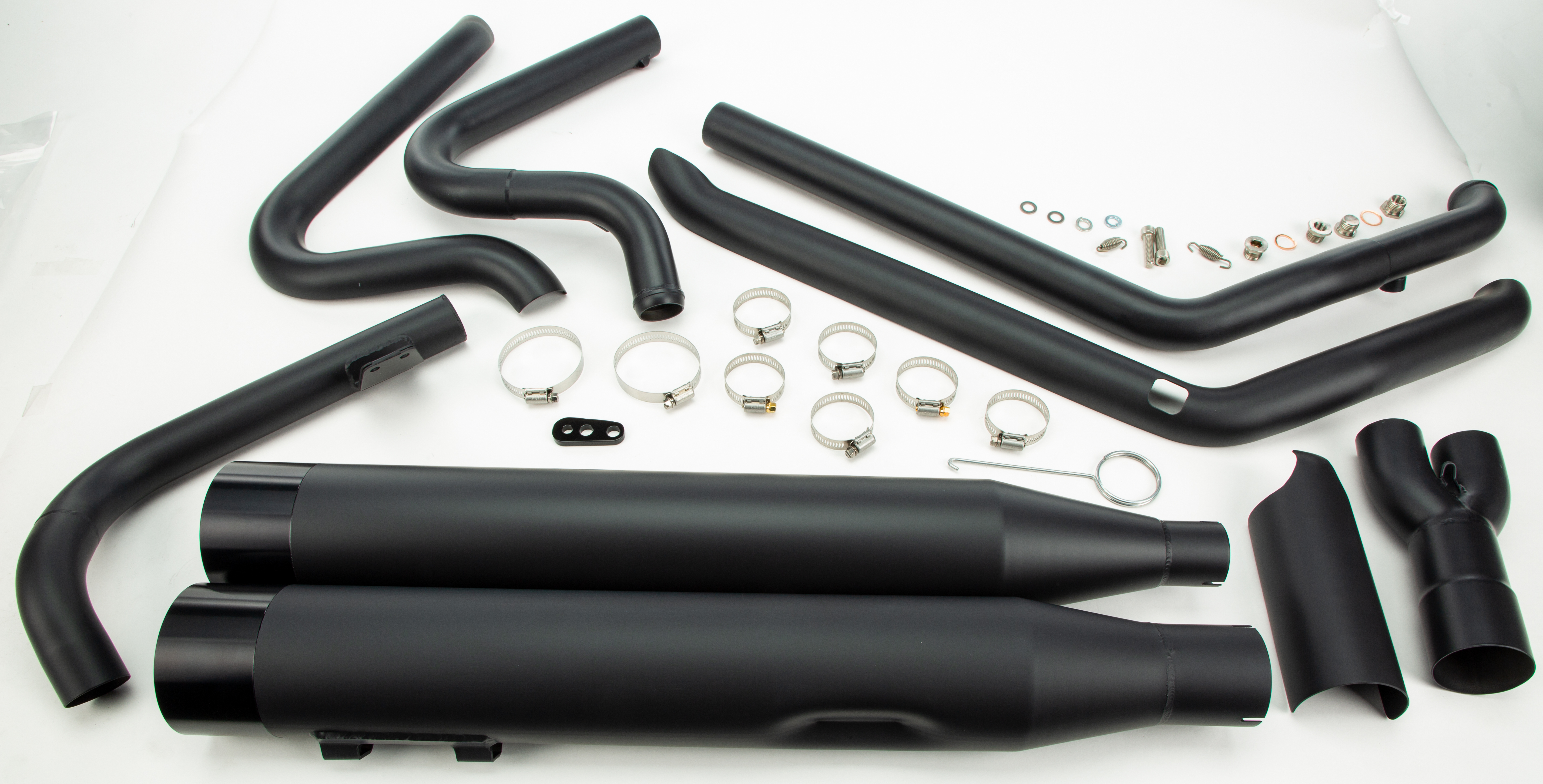 TBR Comp-S Full Length 2-in-1 Touring Exhaust w/Ghost Pipe - View 1