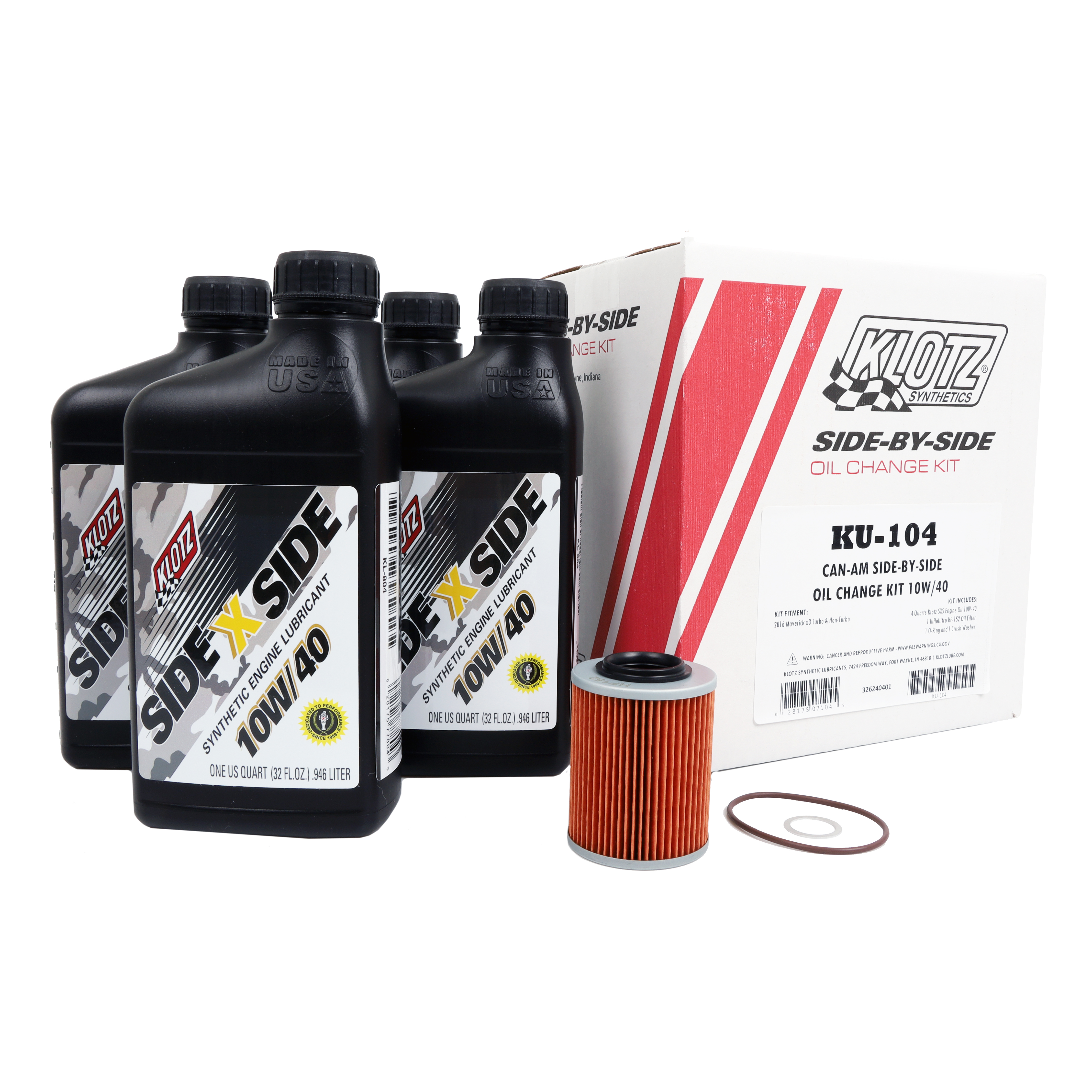 Side X Side Oil Change Kit