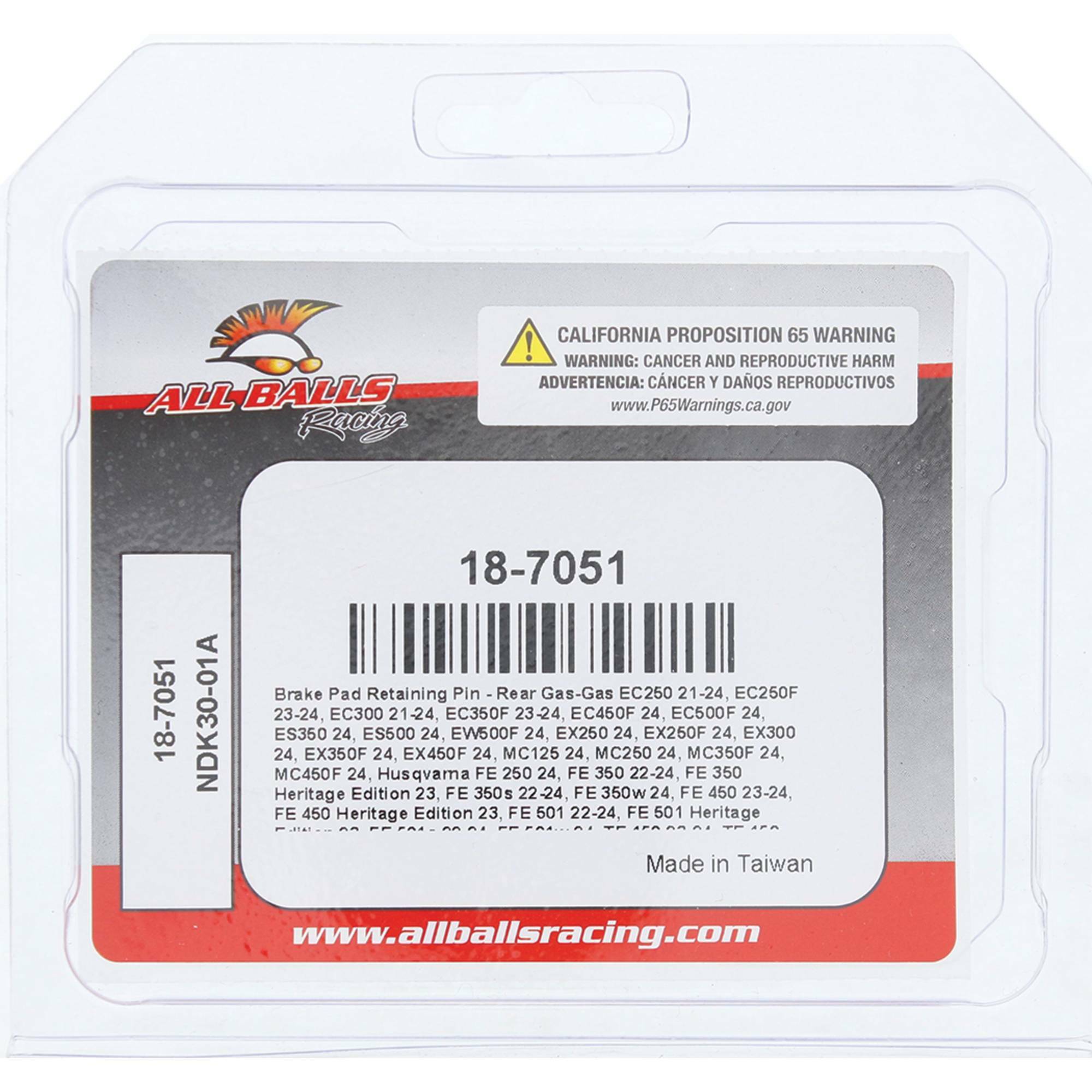 Brake Pad Pin Kit