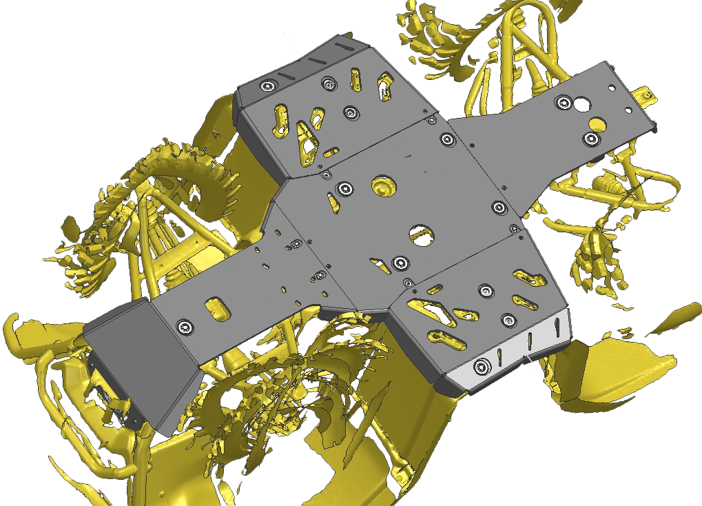 CENTRAL SKID PLATE