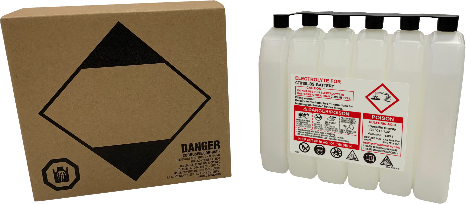 Sealed Battery Electrolyte Pack