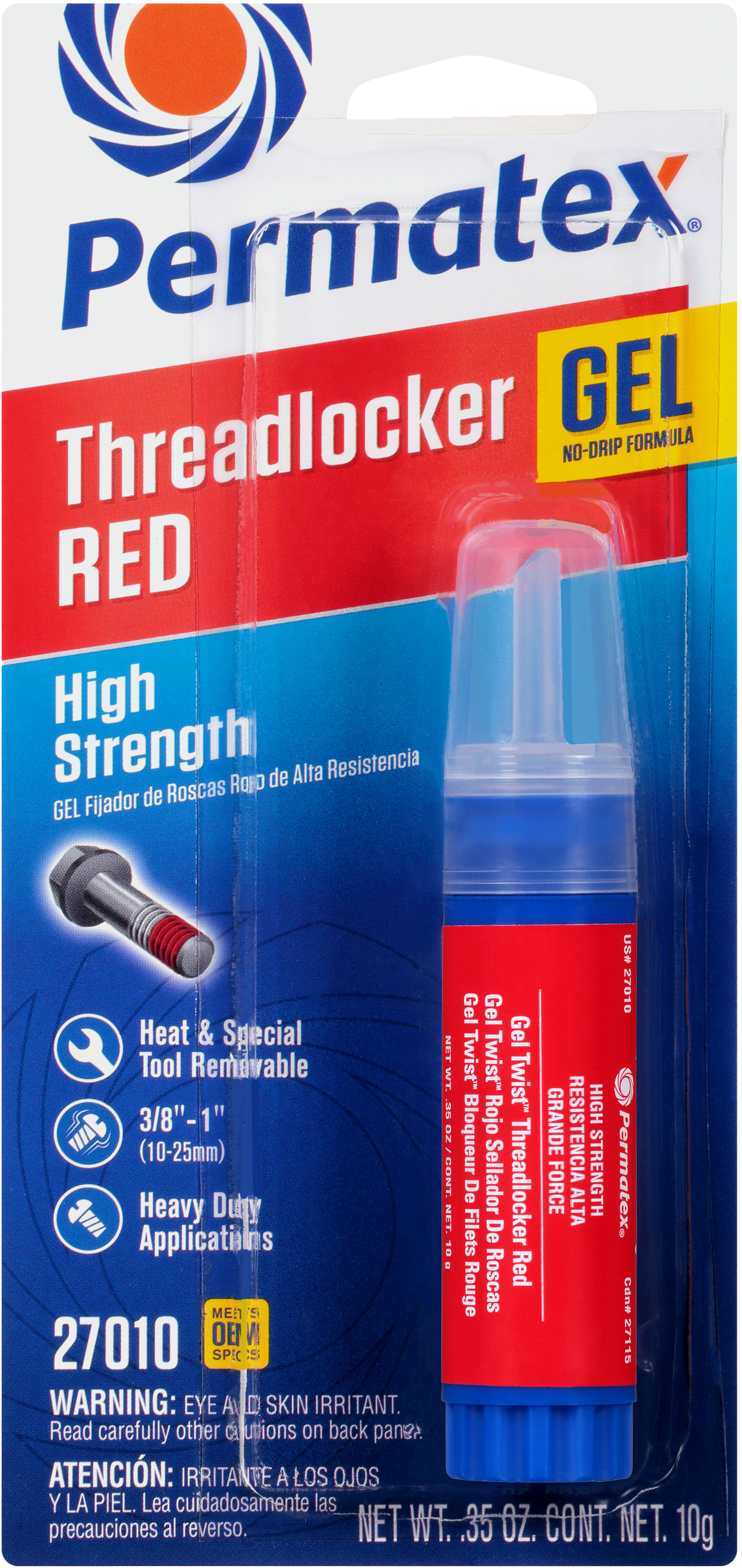 PERMATEX Gel Threadlocker - View 1