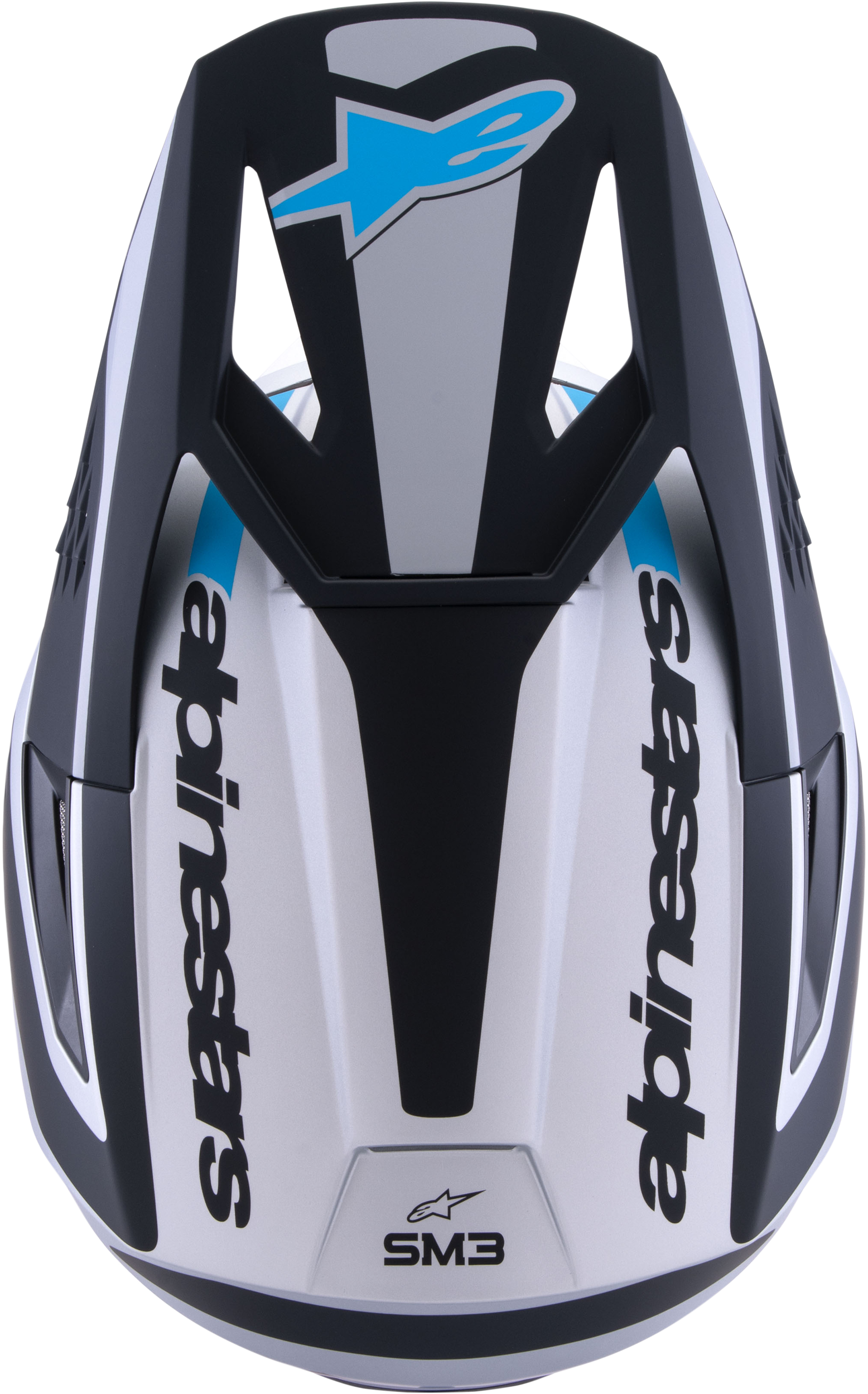 Sm3 Heat Helmet Silver/Blue/Black Matt Fits Sm