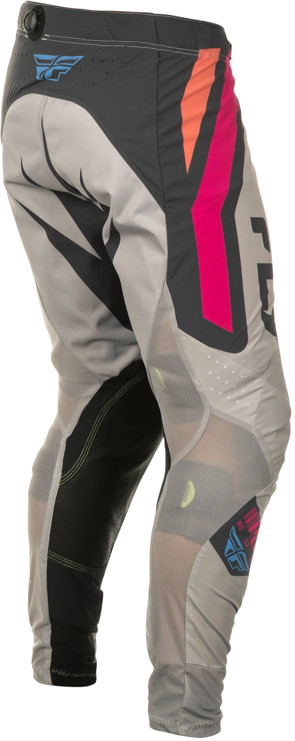Fits Lite Vice Pants Ca/Ny Light Grey/Pink/Coral Sz 36